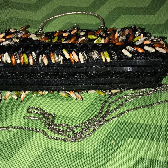 Moni Couture Beaded Clutch or Shoulder Bag - Picture 5 of 7